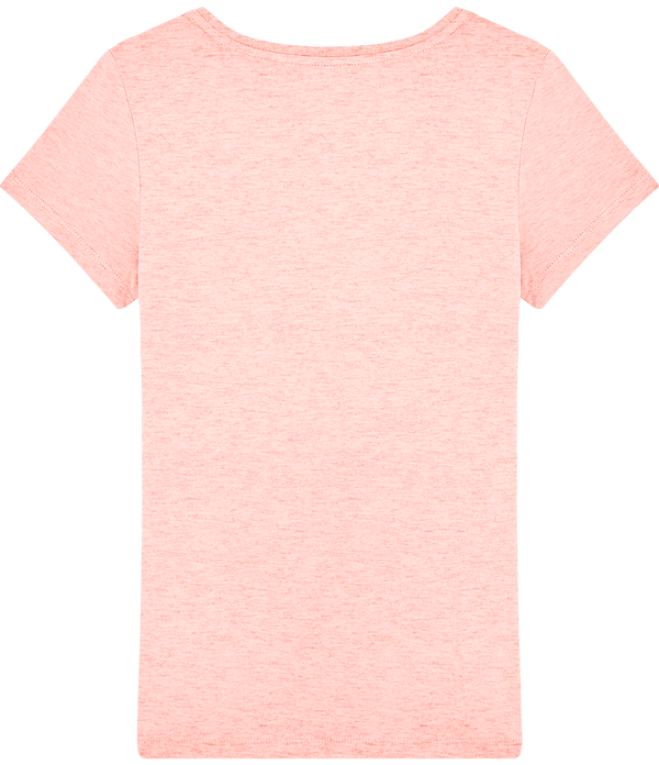 T shirt femme stella wants dos Cream Heather Pink