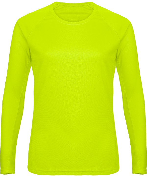 T-Shirts Manches Longues De Sport Pour Femme Lime
