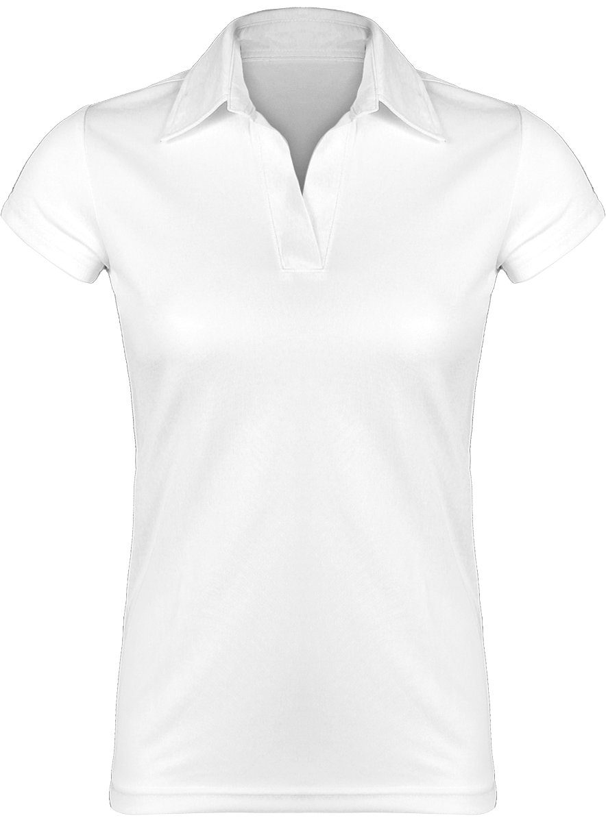 Polo Respirant Femme White