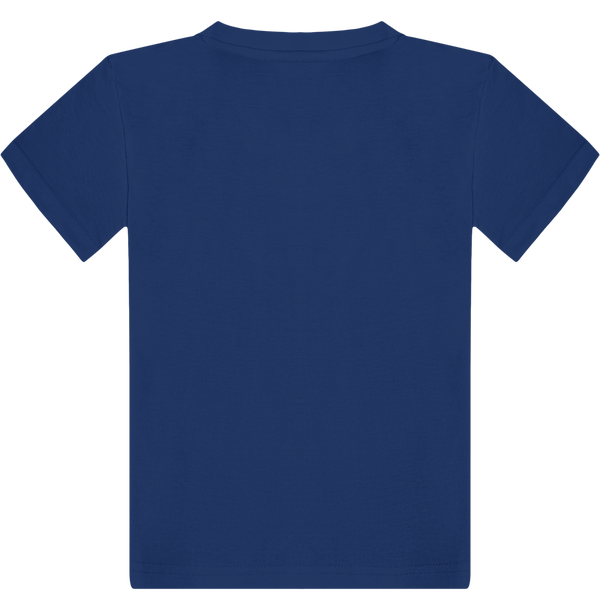 T shirt enfant dos Royal Blue