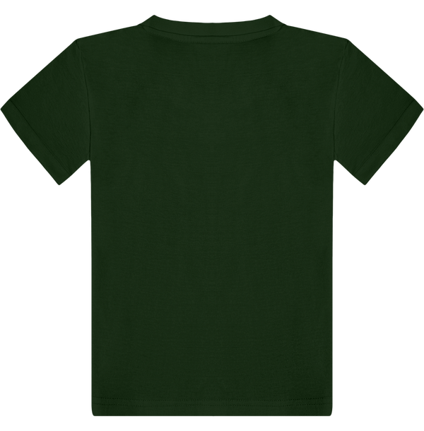 T shirt enfant dos Bottle Green