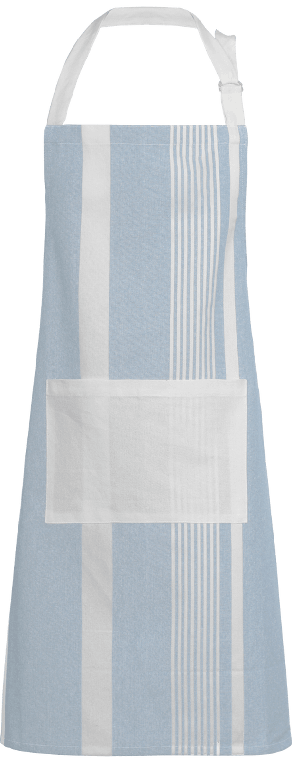 Striped Apron To Personalize | 100% Cotton GLACIER