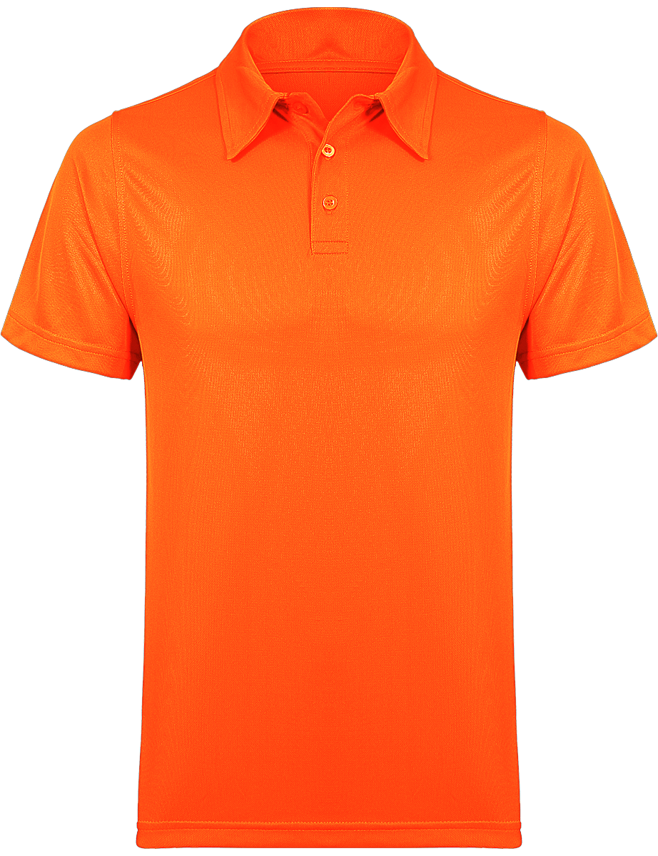 Sports Polo Shirt For Men Orange