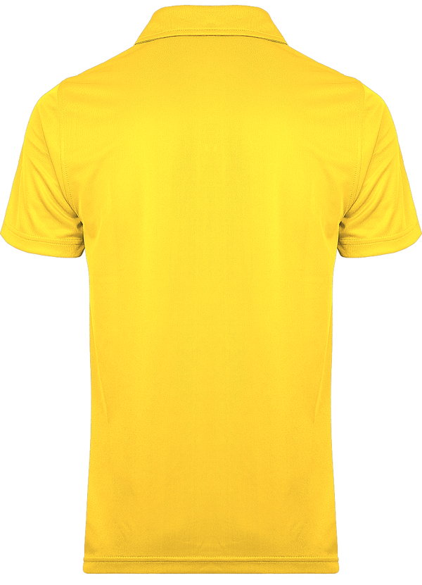 Polo sport homme dos True Yellow