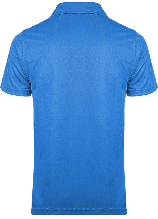 Polo sport homme dos Aqua Blue