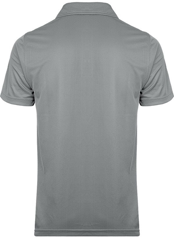 Polo sport homme dos Fine Grey