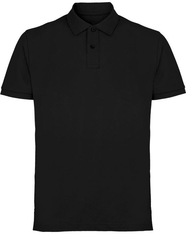 Polo hombre personalizado Black