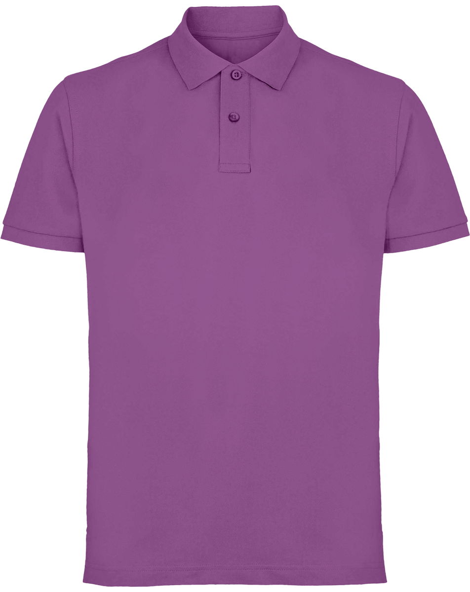 Men's Classic Piqué Polo Asquith & Fox To Personalise Orchid