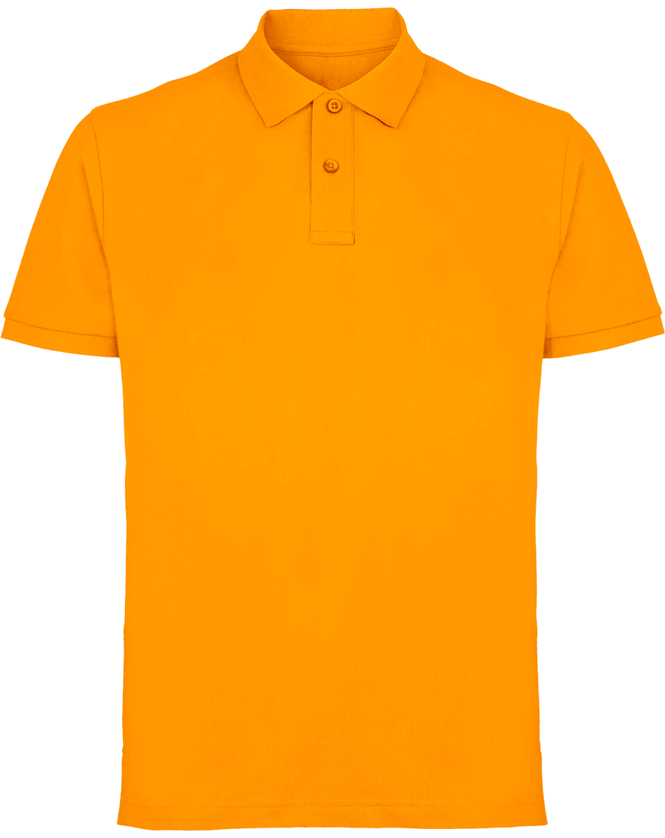 Men's Classic Piqué Polo Asquith & Fox To Personalise Sunflower