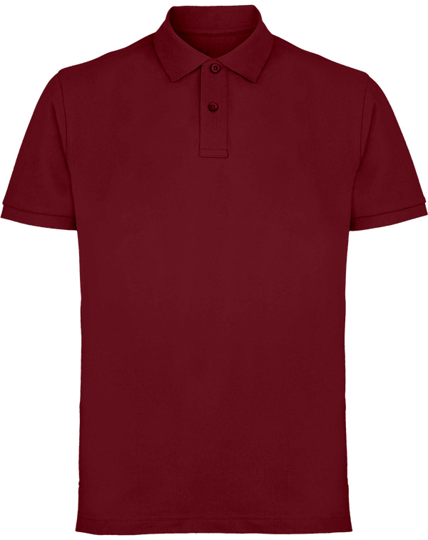 Polo Maille Piqué Homme Personnalisable  Burgundy