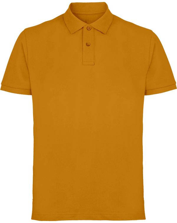 Polo hombre personalizado Mustard