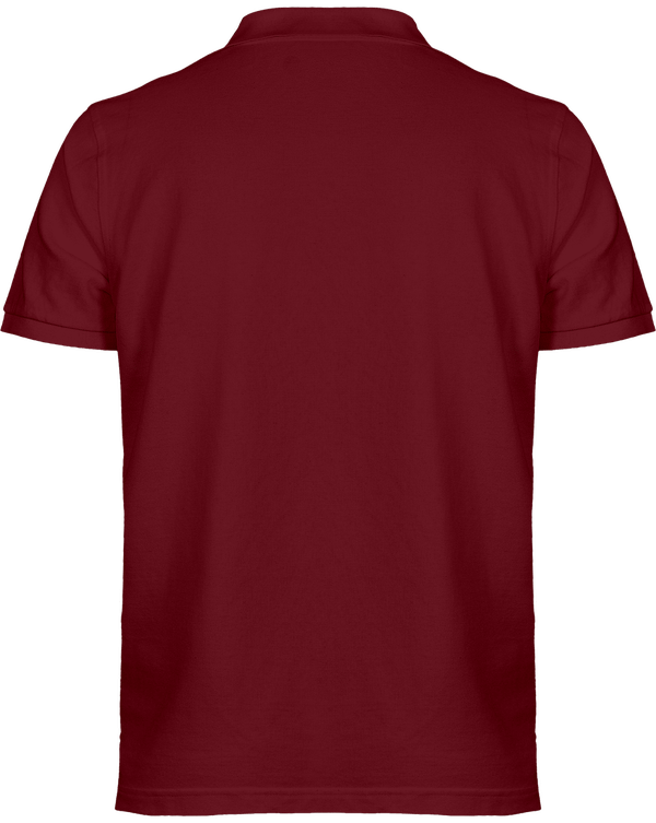 Polo homme pique classic asquith fox dos Burgundy