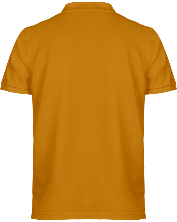 Polo homme pique classic asquith fox dos Mustard