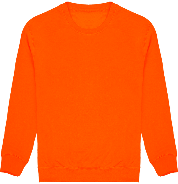 Children's Round Neck Sweatshirt Orange