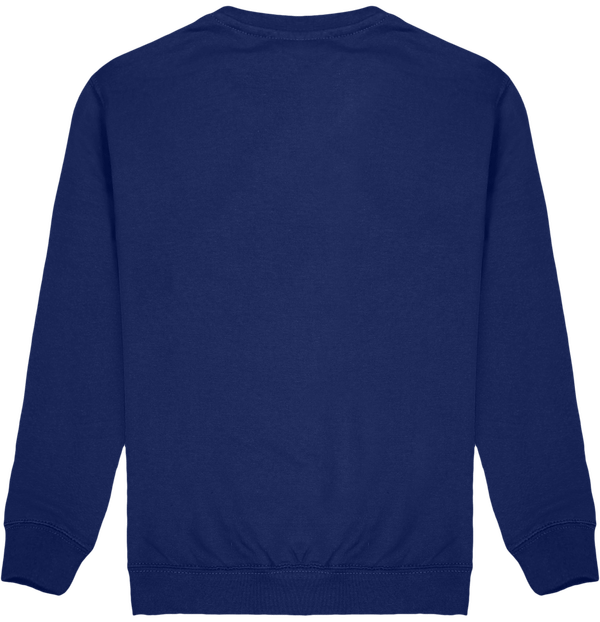 Sweat enfant col rond dos Light Royal Blue