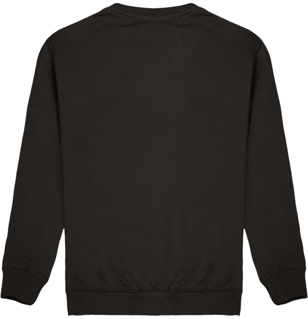 Sweat enfant col rond dos Dark Grey