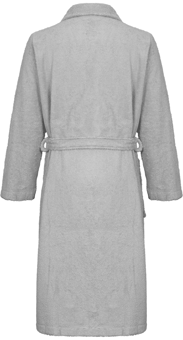 Peignoir eponge 385 g m dos GRIS CLAIR