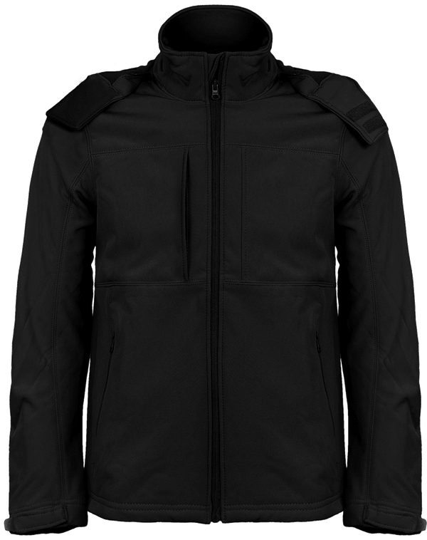 Veste softshell a capuche homme plexus Black