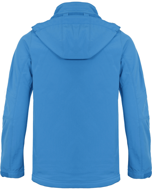 Veste softshell a capuche homme dos Azur Blue