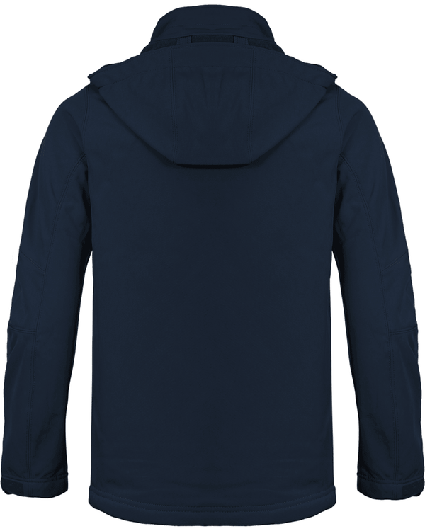 Veste softshell a capuche homme dos Navy