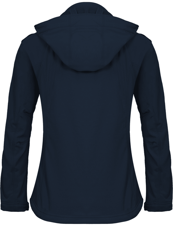 Veste softshell a capuche femme dos Navy