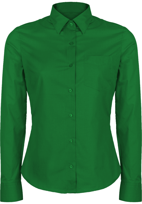 Discover Our Personalised Long Sleeve Shirt Women Kelly Green