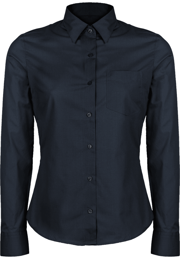 Découvrez Notre Chemise Manches Longues À Personnaliser  Navy