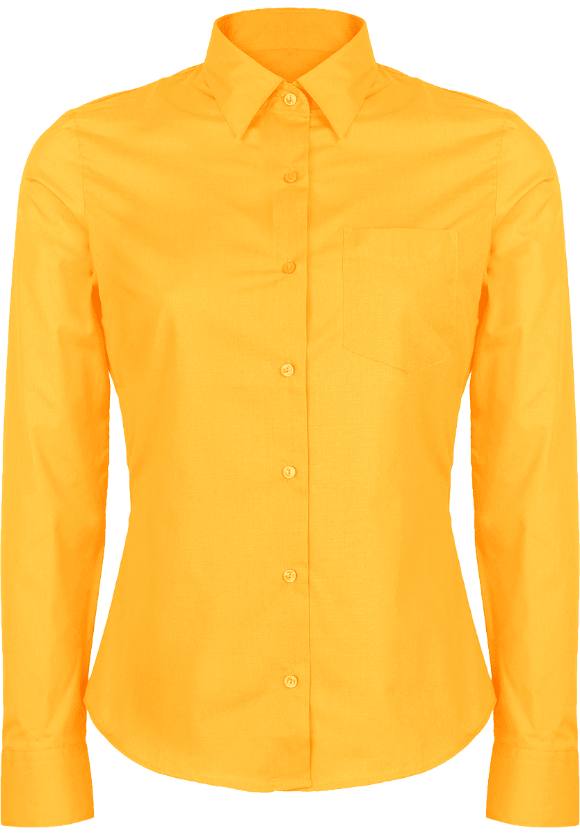 Discover Our Personalised Long Sleeve Shirt Women Yellow