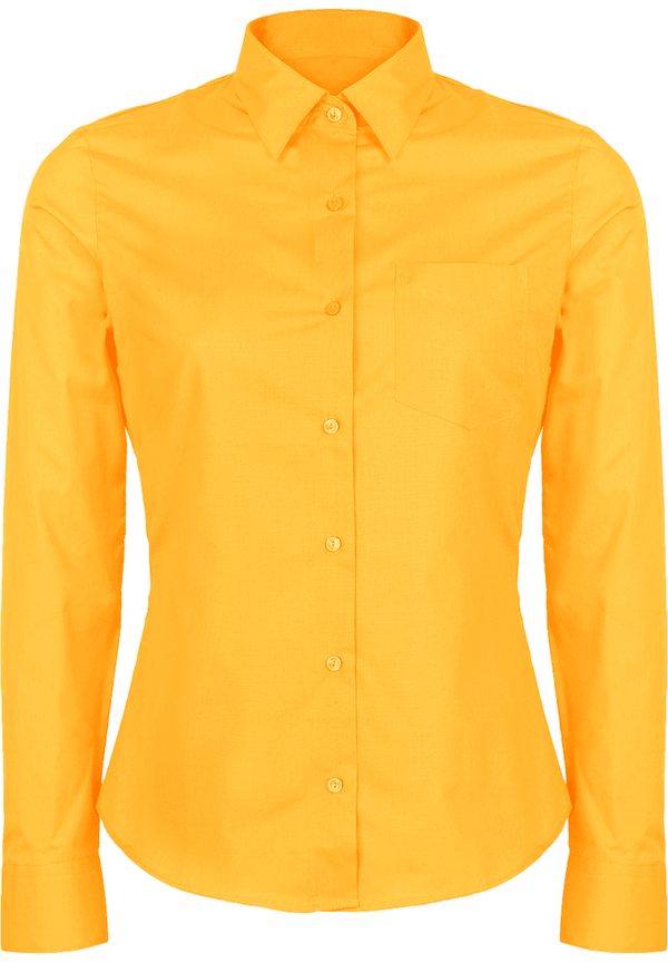 Découvrez Notre Chemise Manches Longues À Personnaliser  Yellow