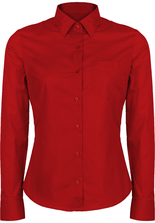 Découvrez Notre Chemise Manches Longues À Personnaliser  Classic Red