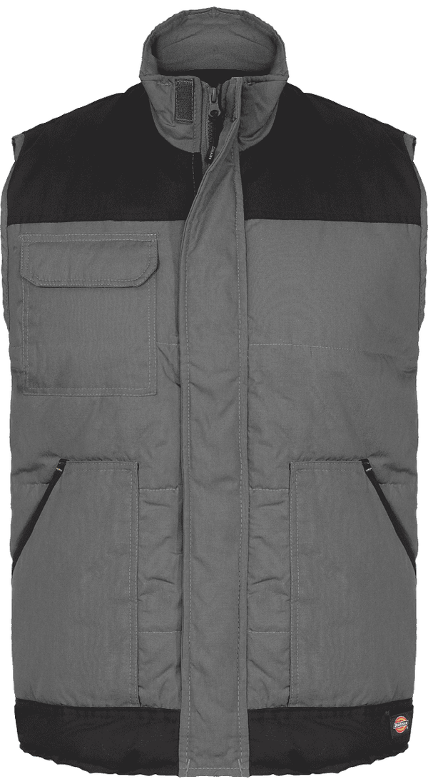 Gilet Sans Manches | Broderie Premium | Qualité Supérieure  Grey / Black