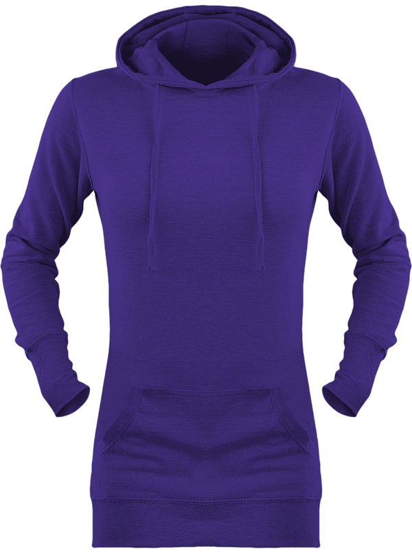 Sweat long a capuche femme plexus Purple