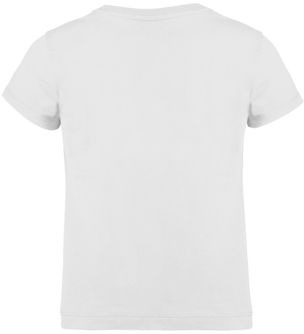 T shirt fille mini stella draws dos White