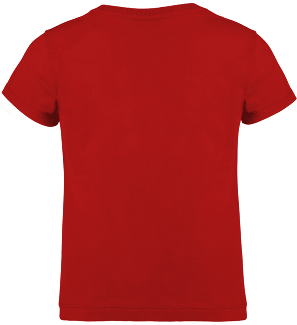 T shirt fille mini stella draws dos Red