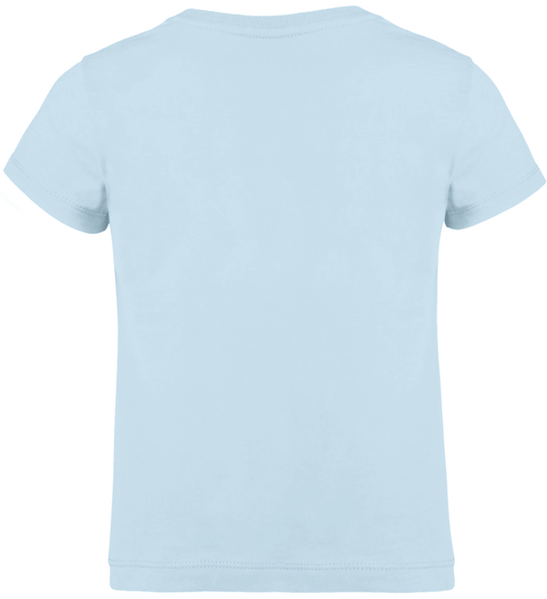 T shirt fille mini stella draws dos Baby Blue