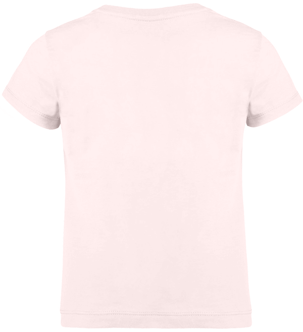 T shirt fille mini stella draws dos Candy Pink