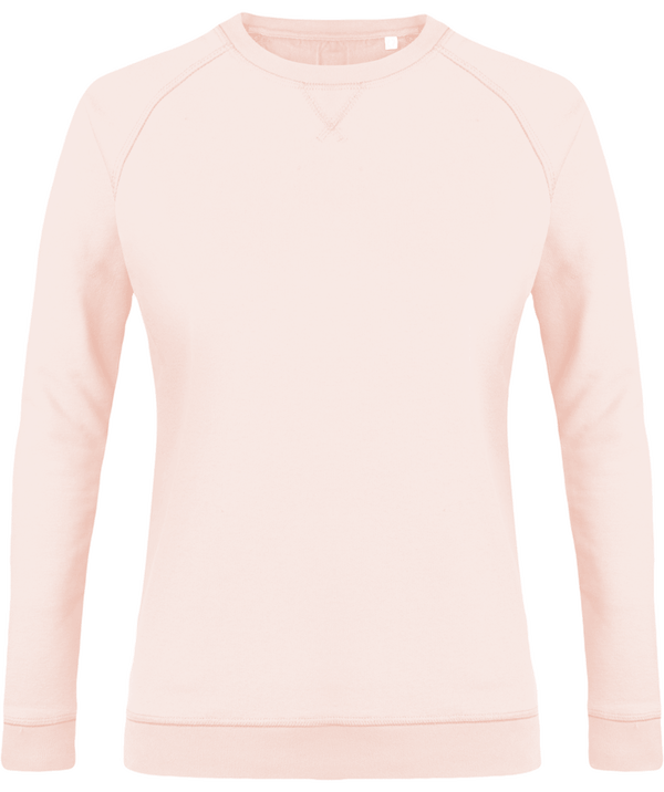 Sweat col rond femme stella trips face Candy Pink