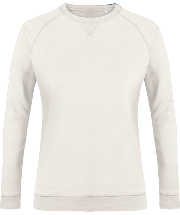 Sweat col rond femme stella trips face Vintage White