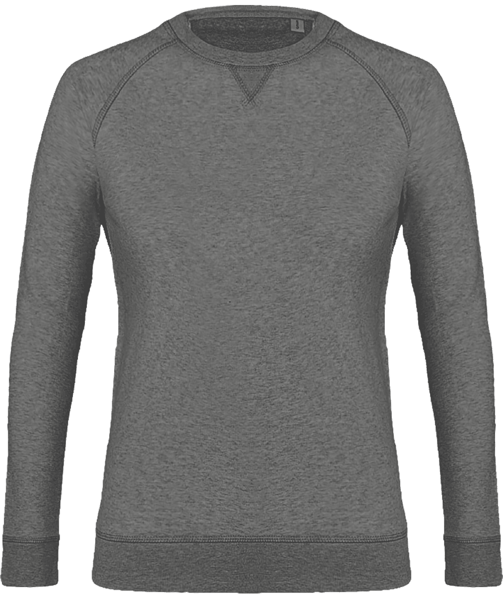 Sweat col rond femme stella trips face Mid Heather Grey