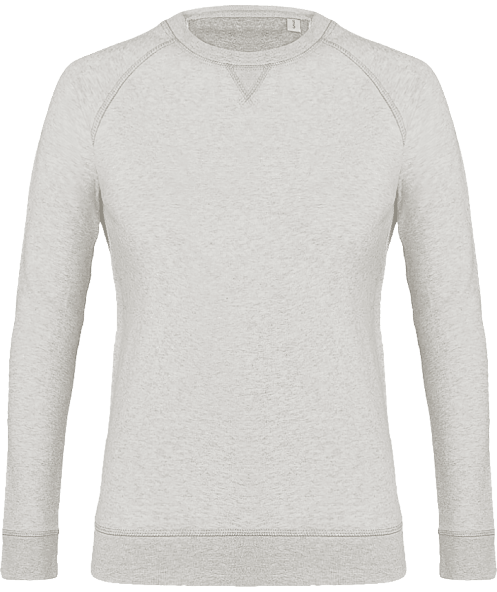 Sweat col rond femme stella trips face Cream Heather Grey