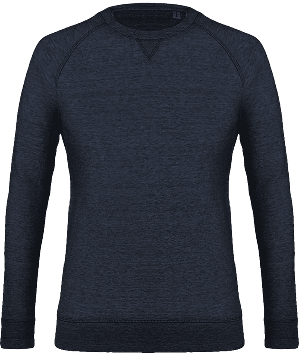 Sweat col rond femme stella trips face Dark Heather Denim