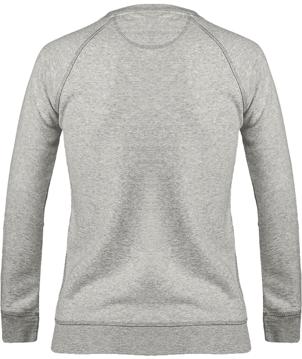 Sweat col rond femme stella trips dos Heather grey