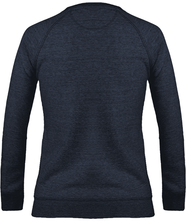 Sweat col rond femme stella trips dos Dark Heather Denim