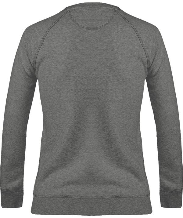 Sweat col rond femme stella trips dos Mid Heather Grey