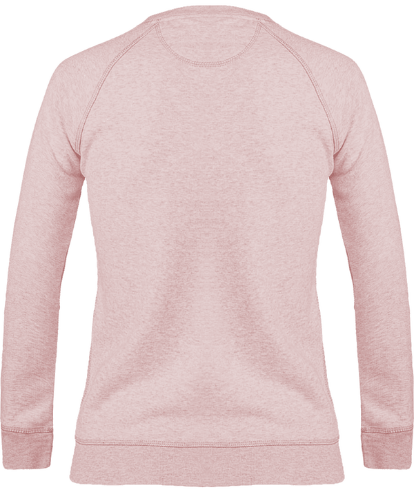 Sweat col rond femme stella trips dos Cream Heather Pink