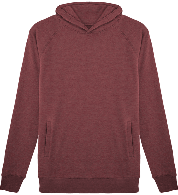 Sweat capuche unisexe stanley base face Heather Cranberry