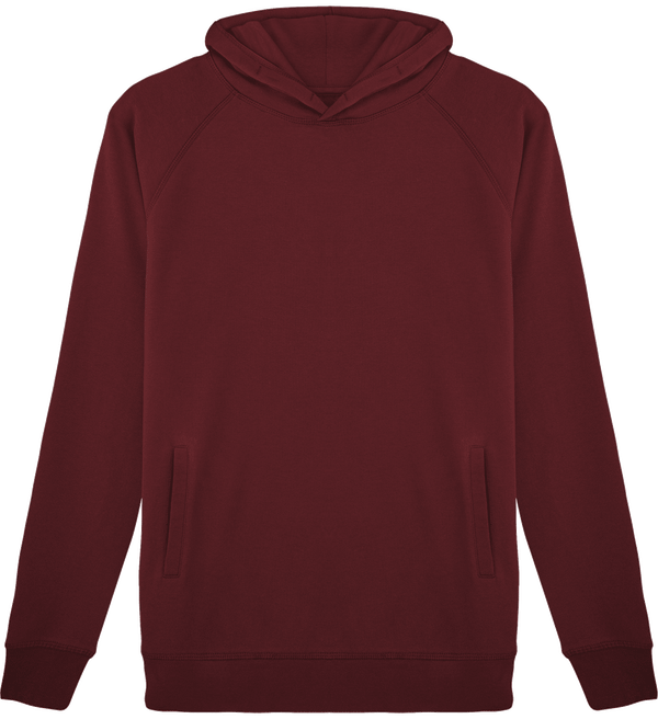 Sweat capuche unisexe stanley base face Burgundy