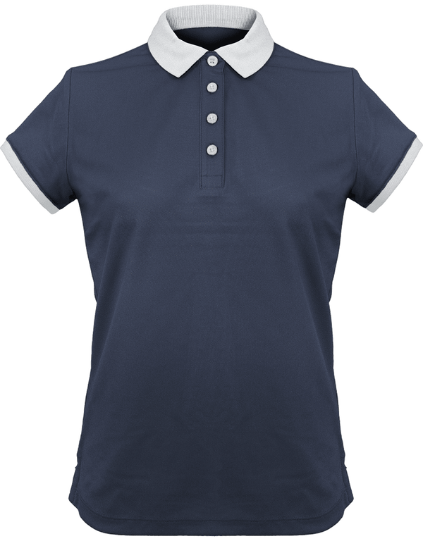 Women's Sports Polo | Feminine And Elegant Sporty Navy / White