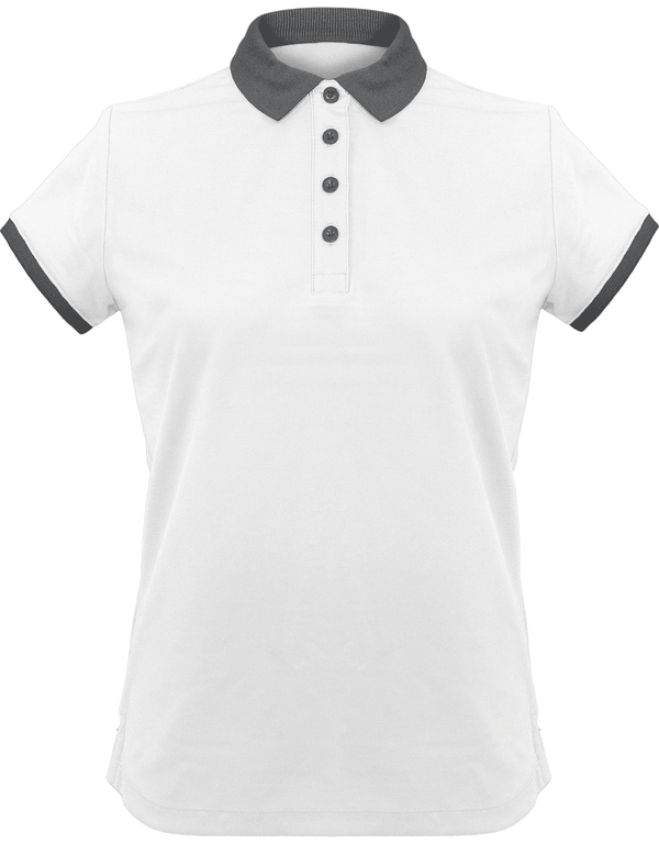 Polo De Sport Femme | Féminin Et Élégant  White / Sporty Grey