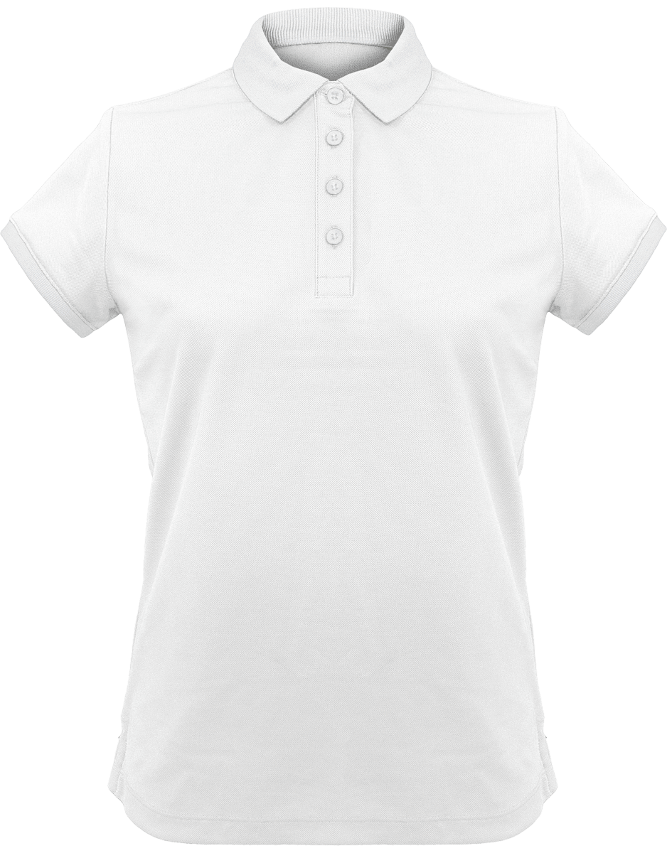 Women's Sports Polo Shirt | Feminine And Elegant White